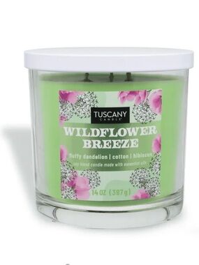 Wildflower Breeze Green Scented Candle